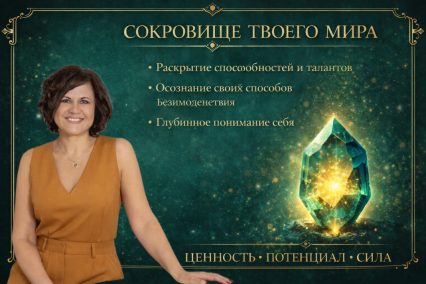 Глубинное познание своего внутреннего мира. Раскрытие способностей и талантов . Осознание своих способов взаимодействия с миром и собой.