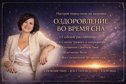 Оздоровление во время сна. Настрой перед сном на здоровье. Средство от бессонницы. Программа на оздоровление и улучшение самочувствия. Облегчение боли.