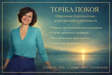 Обретение точки покоя и благополучия. Помощь тем кто чувствует усталость, эмоциональное выгорание и депрессивное состояние.